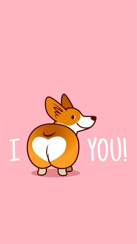 Pink Corgi Wallpapers Wallpaper Cave