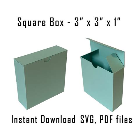 Downloadable Box Template Instant Download Cricut Box - Etsy.de