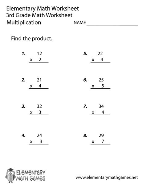 10 3rd Grade Multiplication And Division Worksheets Worksheets Decoomo