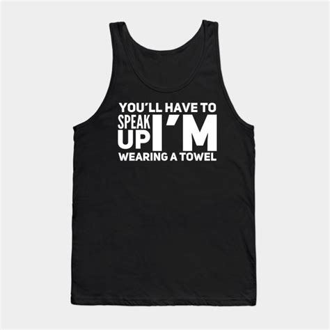 you ll have to speak up i m wearing a towel lisa simpson tank top teepublic