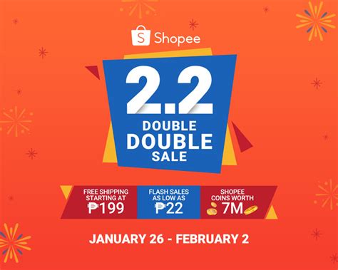 Get Set For Double The Discounts At Shopee 22 Double Double Sale