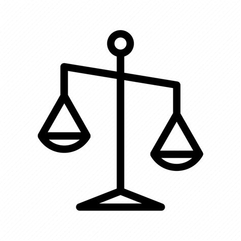 Balance Balanza Imbalance Injustice Justice Scales Weights Icon