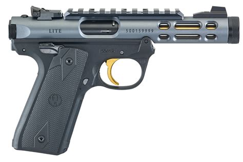 Ruger Mark Iv Lite Lr Rimfire Pistol With Diamond Gray Anodized