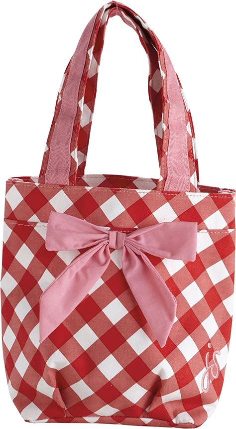 Jessie Steele Giant Gingham Lunch Bag Red Home And Kitchen