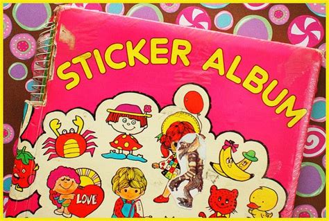 80s Sticker Album Cover Sticker Album Childhood Memories Nostalgic Toys