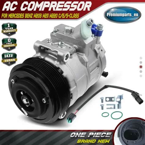 Air Conditioning Compressor For Mercedes Benz W203 W211 W220 Ce Class
