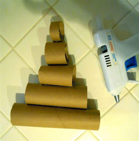 Heres What I Made Paper Towel Roll Christmas Tree
