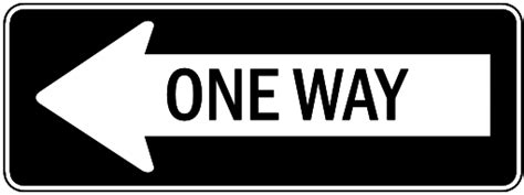 One Way Travelusroadsignsregulationreg4oneway