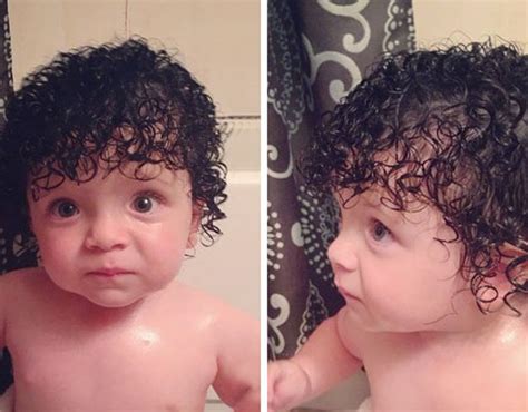 A Curly Haired Baby Bouffant Babies Pictures Pics Express Co Uk