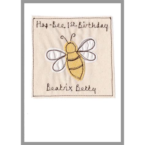 Maybe you would like to learn more about one of these? Personalised Bumble Bee Birthday Card By Milly And Pip Gifts And Cards | notonthehighstreet.com