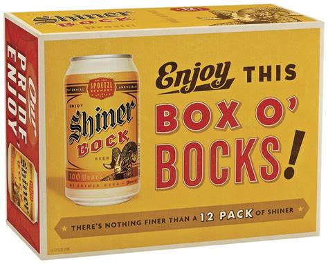 Shiner Bock Beer 12 Oz Cans Shop Beer At H E B