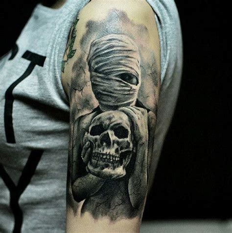 Cool remembrance tattoo for mom on forearm. 9 Ancient Mummy Tattoo Designs for Women and Men | Trendy ...