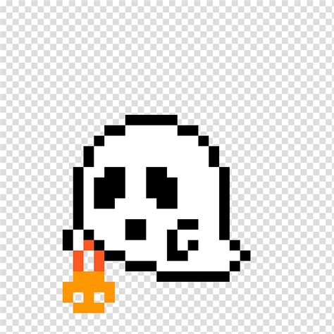 Pacman Ghost Pixel Art Template