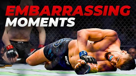 10 incredibly embarrassing moments in mma ufc youtube