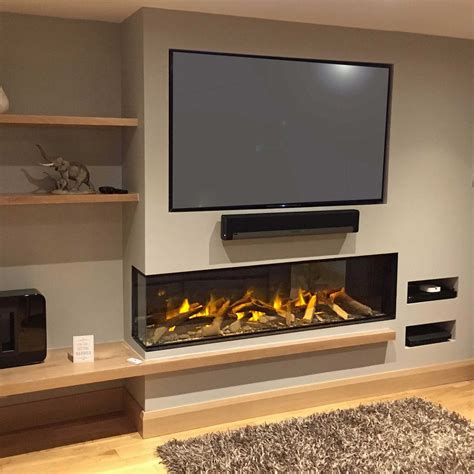 Evonic Fires E1800gf2 Hole In The Wall Electric Fire Living Room