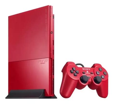Sony Playstation 2 Slim Limited Edition Color Crimson Red Mercadolibre