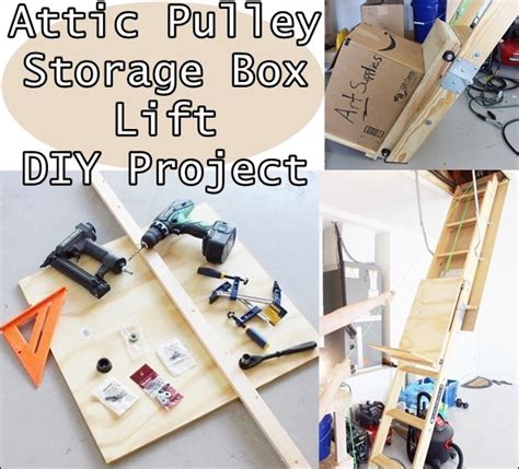 Provide a nice welcome to everybody with top quality garden. Attic Pulley Storage Box Lift DIY Project | The Homestead ...