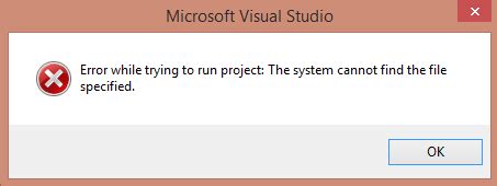 Visual Studio Error While Trying To Run Project The System Hot Sex