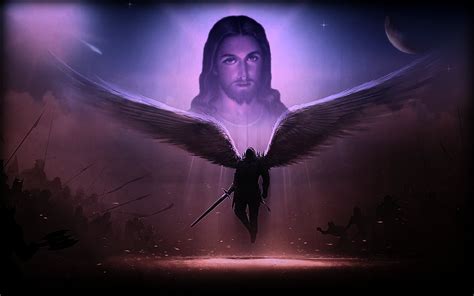 🔥 Download Religious Artistic Angel Warrior Jesus Christ Savior God
