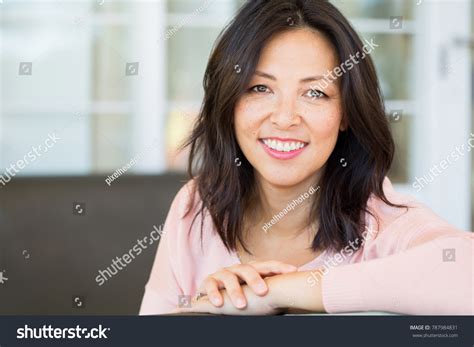 Middle Age Asian Woman Stock Photo Shutterstock