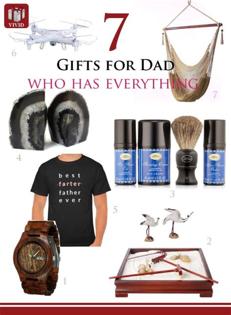 Gift ideas for your dad who has everything. 7 Great Gift Ideas for Dad Who Has Everything - Vivid's