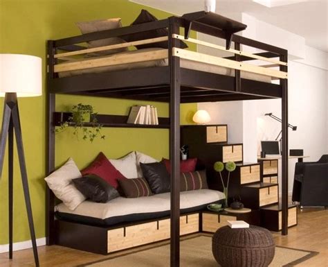 Le lit escamotable 2 places est un modèle d'armoire lit avec un couchage pour deux personnes. lit mezzanine 2 places - Idées de Décoration intérieure ...