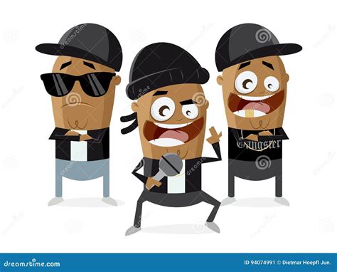 Gangster Rapper Clipart Stock Vector Illustration Of Caricature 94074991