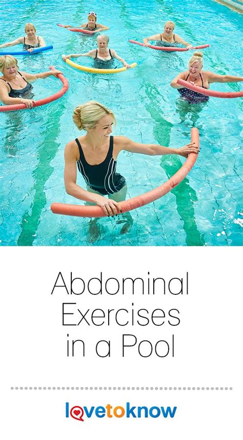 Abdominal Exercises In A Pool Lovetoknow Health And Wellness Swimming