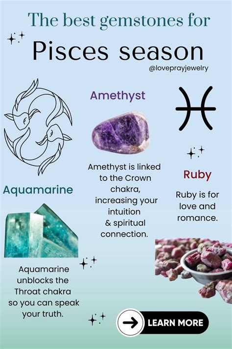 Pisces Birthstone And 8 Best Pisces Crystals In 2023 Pisces Jewelry