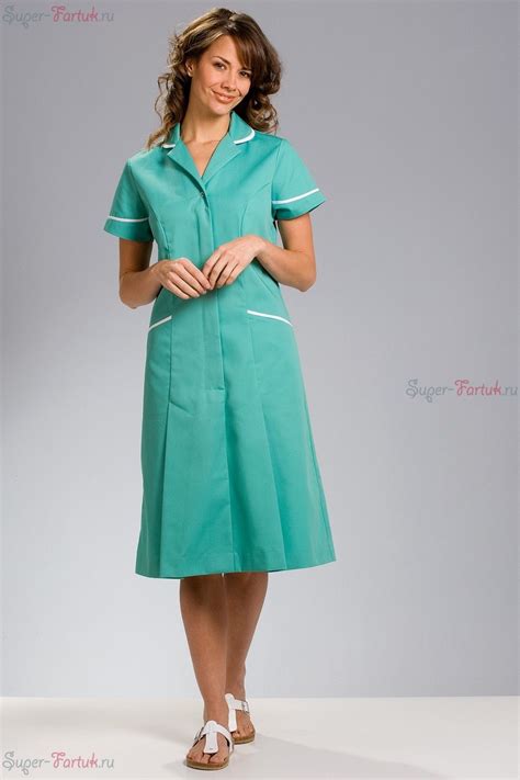 Apron Sewing Pattern Sewing Aprons Scrub Skirts Nurse Dress Uniform Elegantes Outfit Frau
