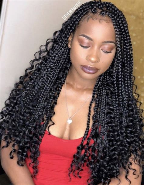 10 Box Braids With Curly Ends Fashionblog