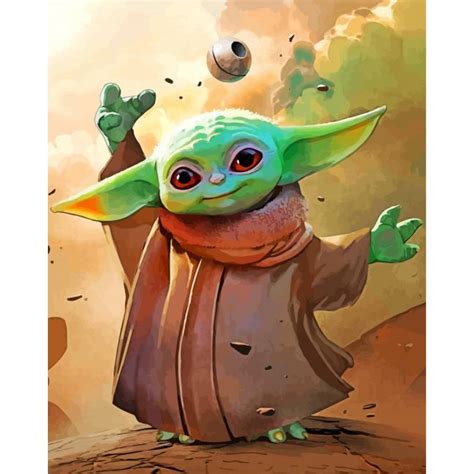 Star Wars Baby Yoda Poster