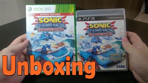 Sonic And All Stars Racing Transformed Xbox 360 Ps3 Unboxing Youtube