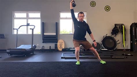 Lateral Lunge With Overhead Press Youtube