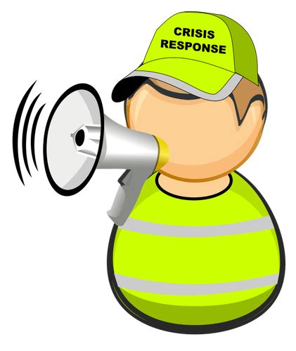 Crisis Response Worker Public Domain Vectors