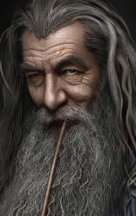 Wizard Rings Tumblr Hobbit Art Lotr Art O Hobbit Old Man Portrait
