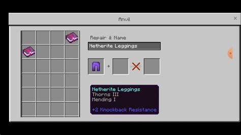 Netherite Leggins Best Enchants Youtube