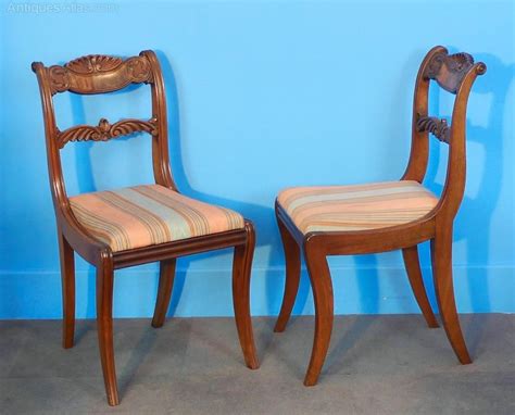Set Of Six Regency Period Mahogany Dining Chairs Antiques Atlas
