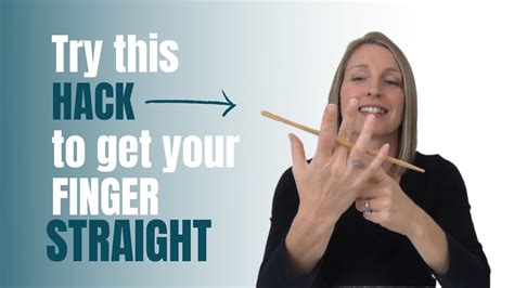 Finger Extension Exercise Hand Therapy Hack To Get Your Finger