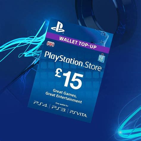 Buy PlayStation Network Gift Card 15 GBP PSN UNITED KINGDOM - Cheap