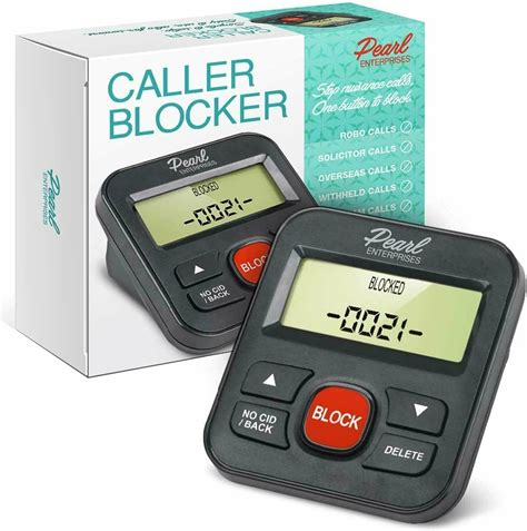 Caller Id Box For Landline Phone Number Lcd Display With Call Blocker