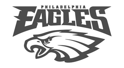 Free Philadelphia Eagles Black And White Logo Download Free