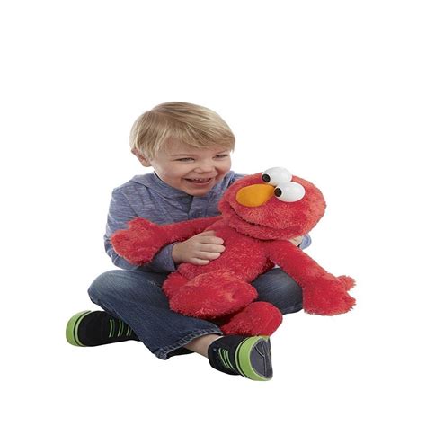 New Playskool Sesame Street Big Hug Elmo Plush Toy Let Plush Play