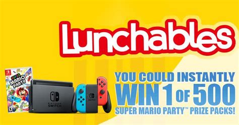 We did not find results for: Lunchables Mario Party Sweepstakes