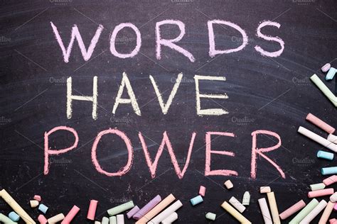 Word Have Power Written In Chalk Featuring Power Motivation And