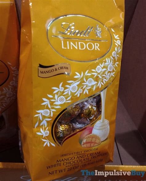 Lindt Lindor Limited Edition Mango Cream White Chocolate Truffles