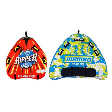 Rave Sports Ripper Rider Towable Tube Float Mambo Rider Towable