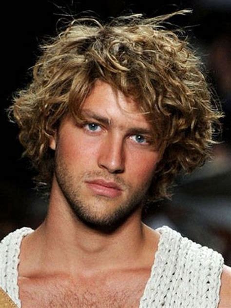 Curly hair can be men's style features. Medium Long Curly Hairstyles for Men | Frizzy hair men, Curly hair men, Men's curly hairstyles