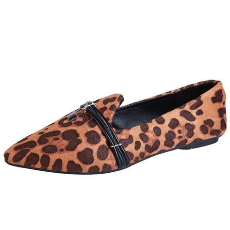 Pin By Hokemartcom On My Style Flat Shoes Women Leopard Print Shoes