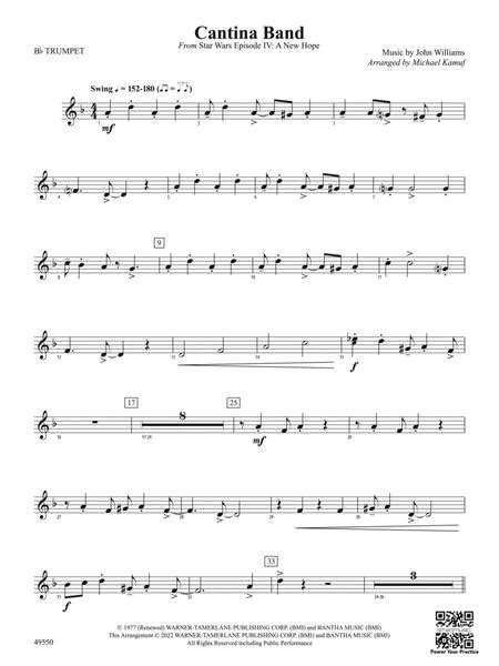 Cantina Band 1st B Flat Trumpet By Digital Sheet Music For